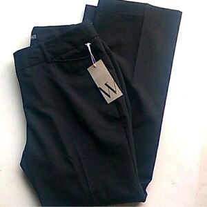 Worthington Curvy Fit Perfect Trouser Pants black, New